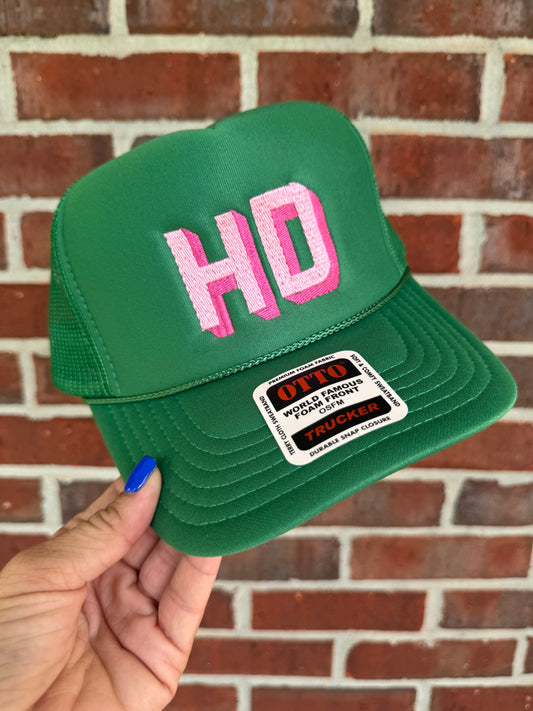Kelly Green Initial trucker