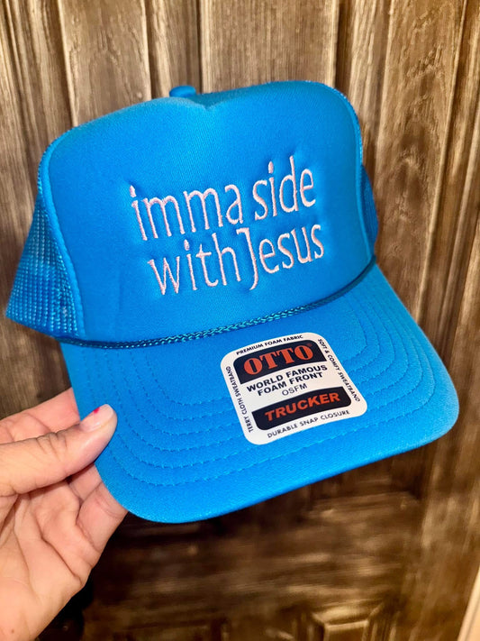 Imma side with Jesus trucker